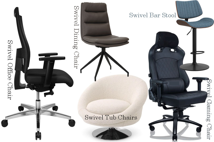 kinds of swivel chairs