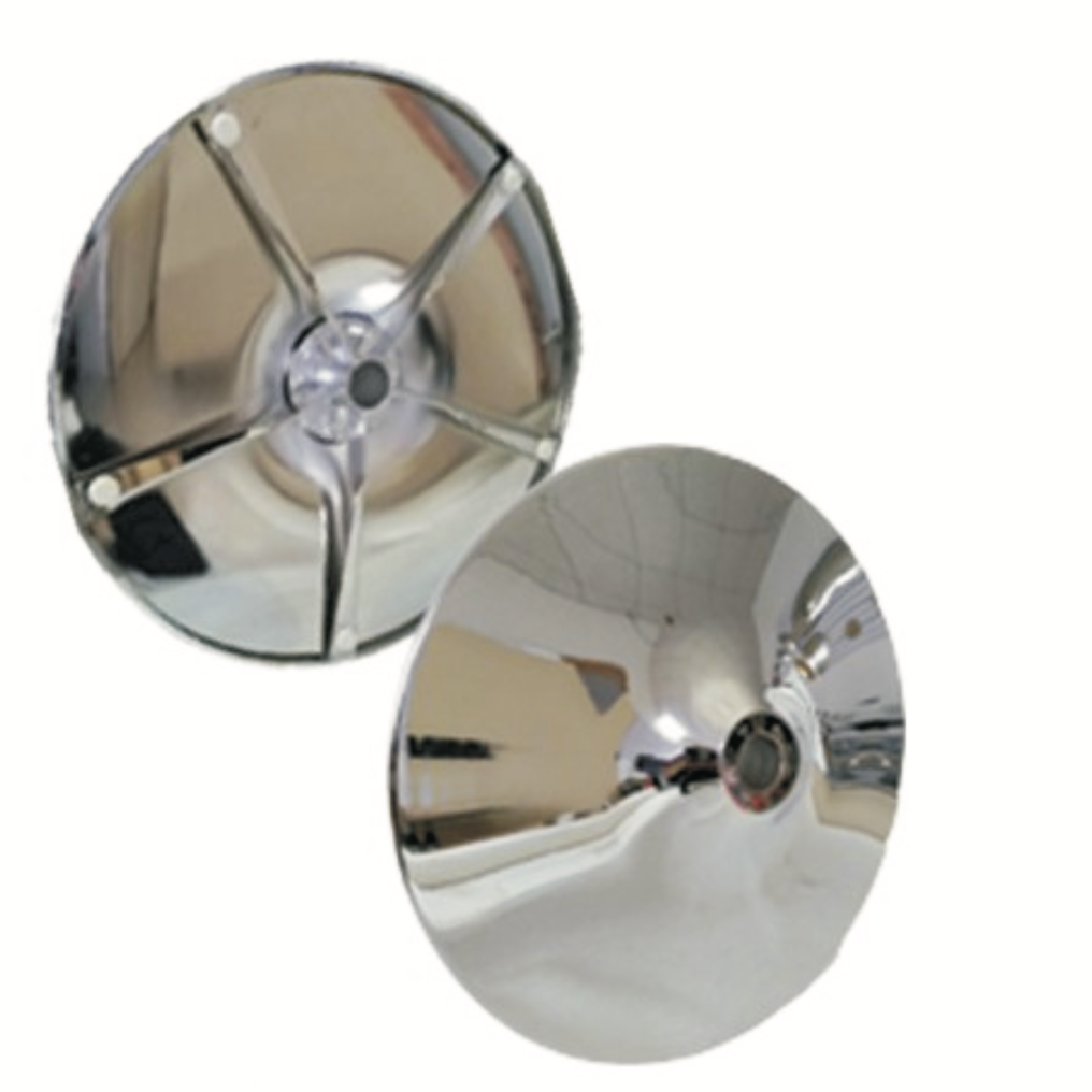 Round trumpet base 1 Premium metal trumpet base front view for commercial furniture manufacturing