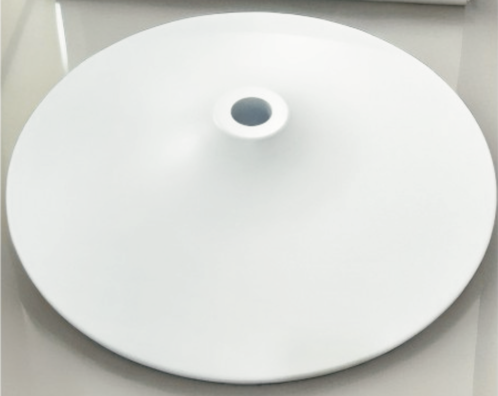 Round trumpet base 4 steel round base showing stable bottom structure and floor protection