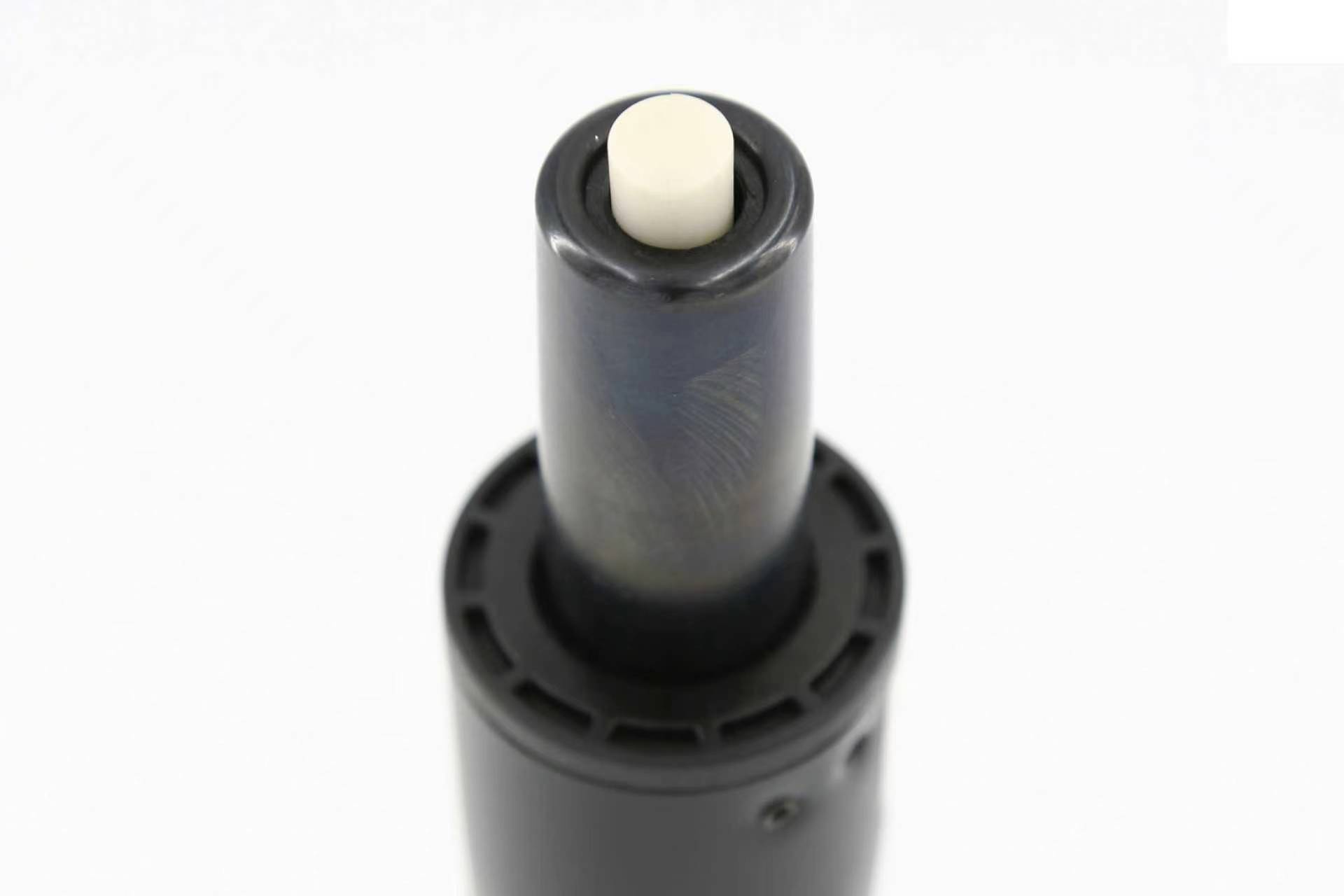 office chair gas cylinder heavy duty 2 Precision top valve and seamless steel detail of BIFMA certified office chair cylinder