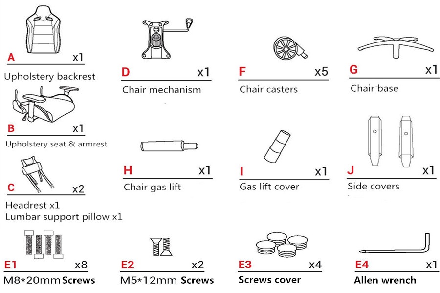 GAMING CHAIR ASSEMBLY INSTRUCTIONS | BY CHINESE MANUFACTURER 1 1 where wholesalers buy bifma standards gaming chair parts spare parts