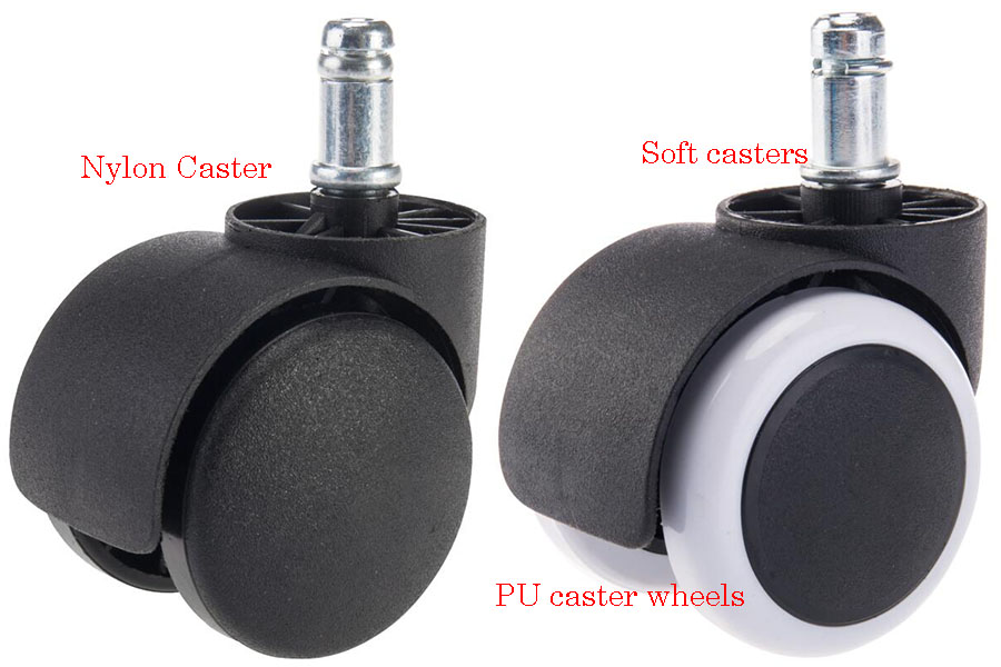 GET THE RIGHT OFFICE CHAIR WHEELS FOR YOUR NEEDS 3 3 alibaba dropshippers customs made Nylon soft Office chair wheels accent chairs rolling fittings