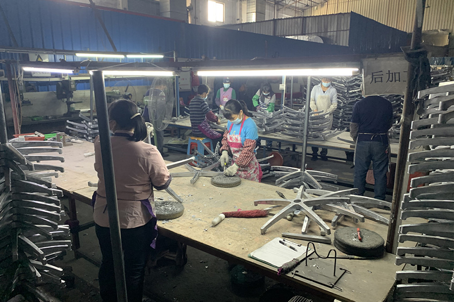 3 supplier of Office chair base replacement manufacturing process Deburring
