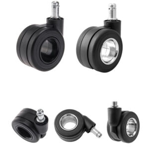 Premium hollow caster wheel designed for high end gaming and executive chairs