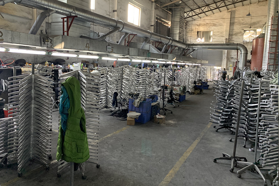 4 supplier of Office chair base replacement manufacturing process polishing and waiting polishing 2