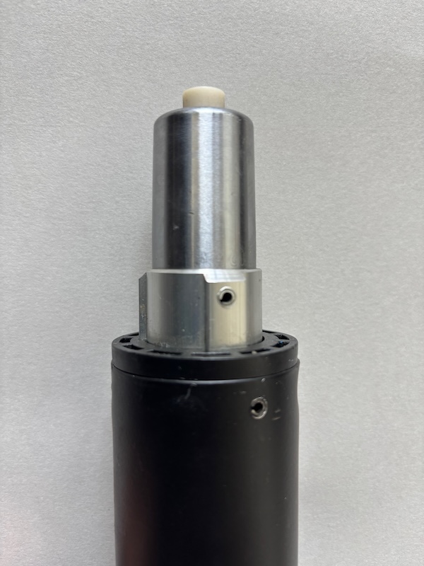 non rotating chair cylinder 5 Precision internal guide groove detail of the non rotating gas lift preventing rotation