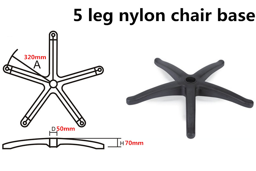 GUIDE TO OFFICE CHAIR BASE DIMENSIONS | TINCCI.COM 7 7 office nylon chair base dimensions revolving parts manufacturer in China