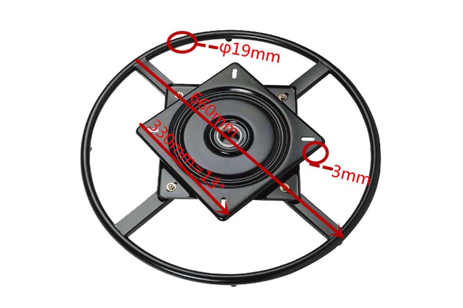 A heavy duty ball bearing swivel plate office seatings adjustable mountings from ODM foshan factory