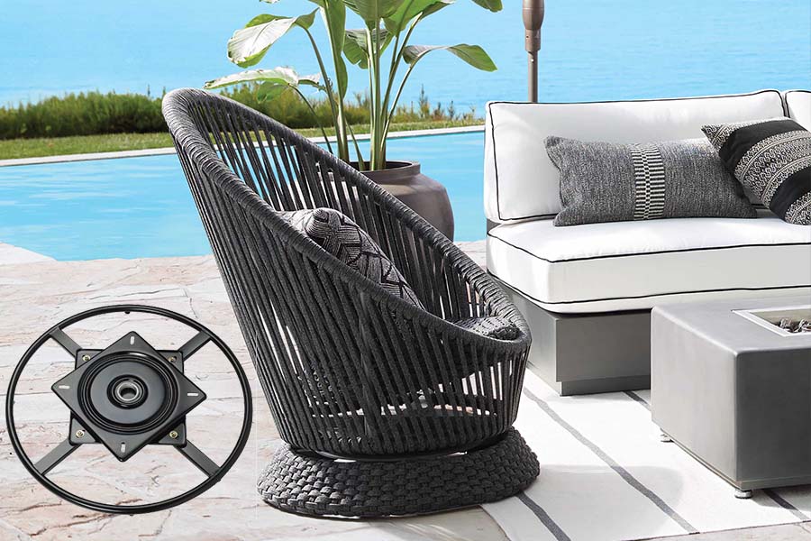 D heavy duty ball bearing swivel plate dining chairs swivel accessories from China supplier