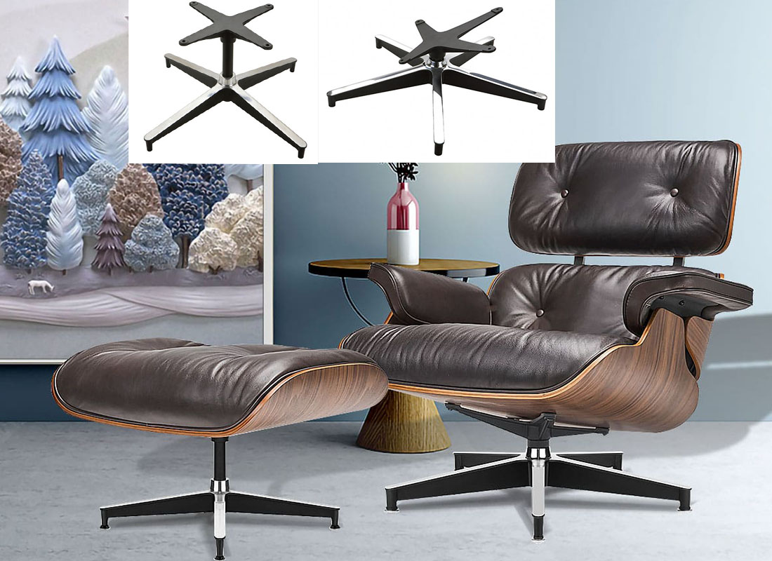 E eames chair base indoor furniture roating complements from Chinese wholesale vendor