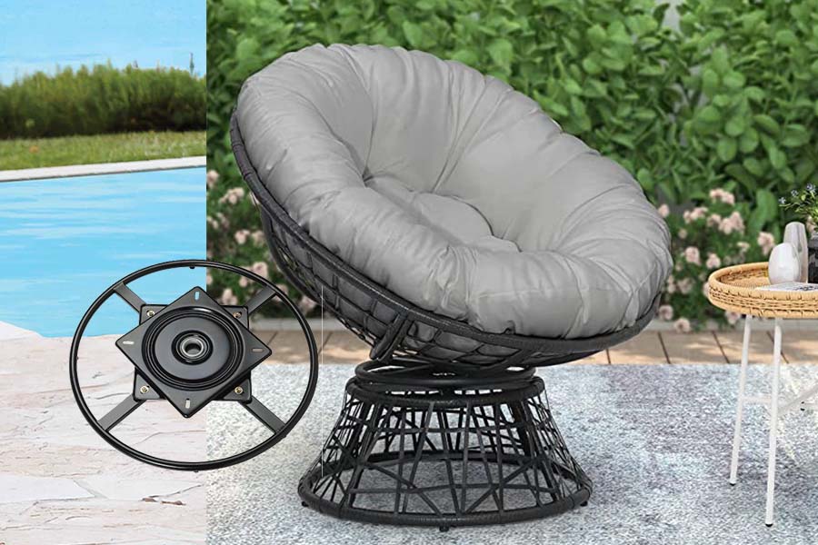 E heavy duty ball bearing swivel plate indoor furniture roating complements from Chinese wholesale vendor