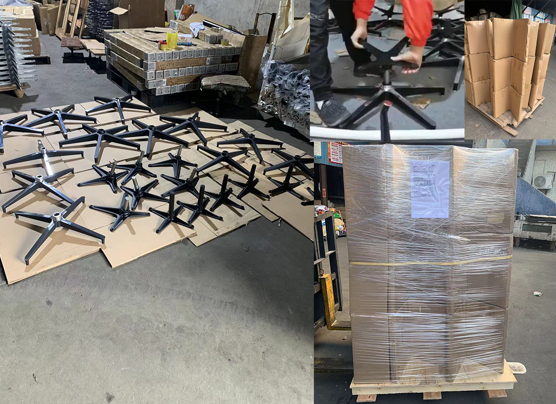 F China manufacturers oem eames chair base desk chair revolving parts 1
