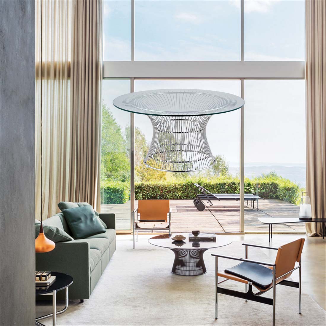 a moq 10 knoll platner side table replica from ODM furniture maker