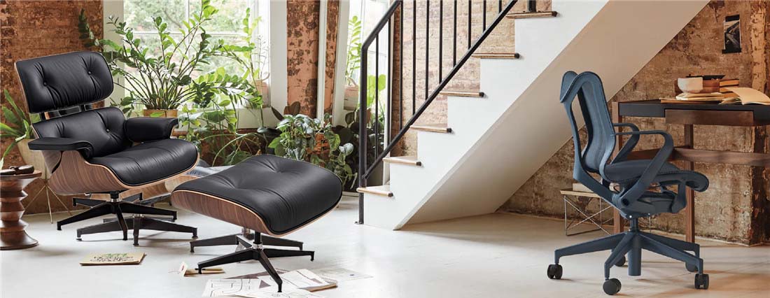 b high end furniture brands eames lounge chair and ottoman replica for sale