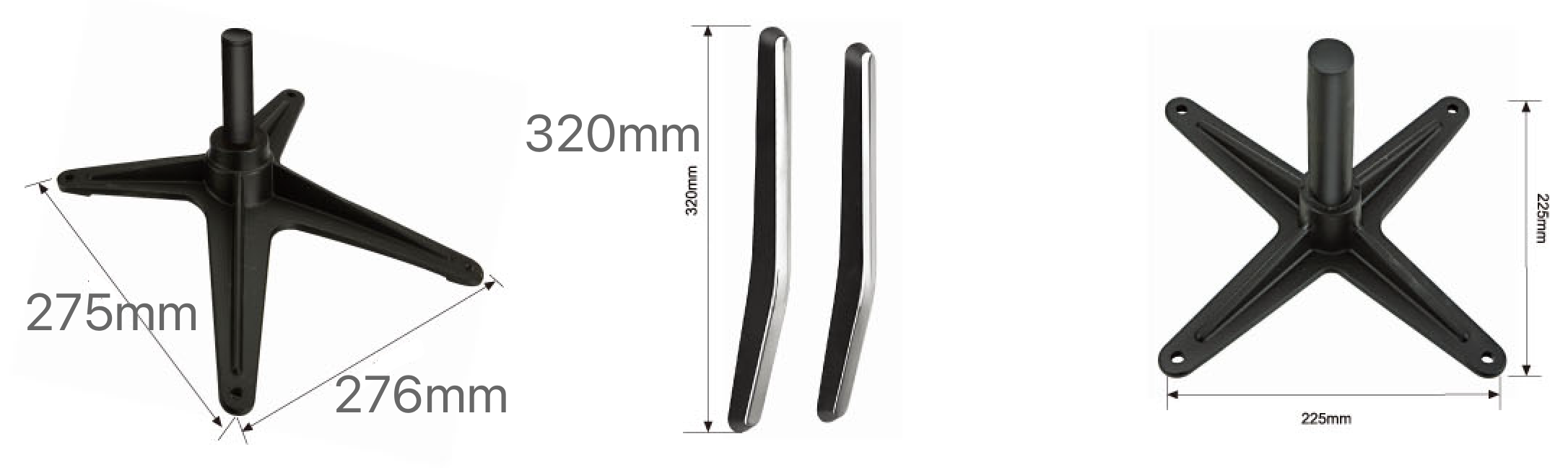 Eames Chair Base Mounting Plate Dimensions