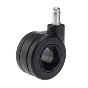 Standard mounting stem for easy installation of gaming chair wheels