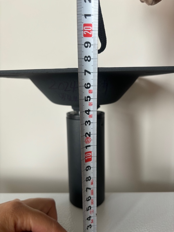 Quality control measurement of computer chair gas cylinder and mechanism height